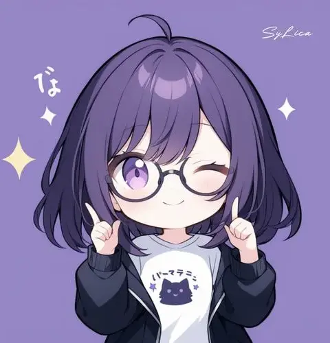 67 Ảnh Chibi Nữ Màu Tím Đẹp khiến vibe mộng mơ rõ ràng hơn trong một khung hình